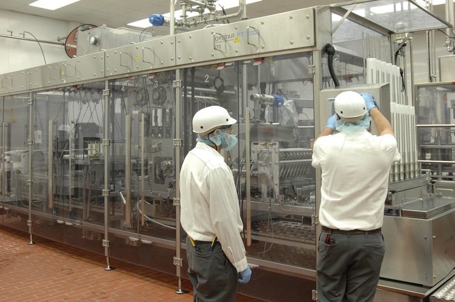 Old Town Beijing Yogurt production line in California